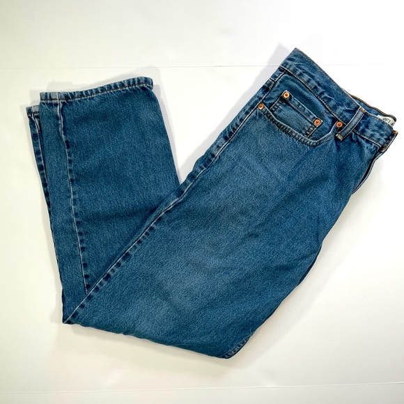 Levi’s 550 Relaxed Fit Men’s Denim Blue Jeans - Size 38 x 32 - Picture 1 of 10